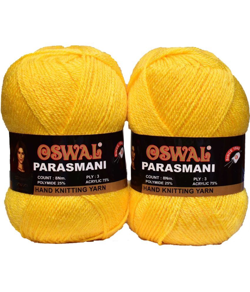     			Represents Oswal 3 Ply Knitting  Yarn Wool,  Lado Pila 200 gm Art-FJB