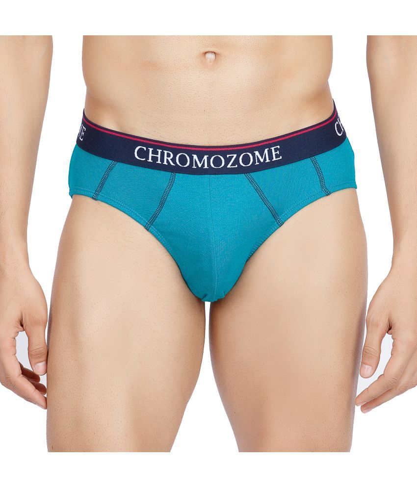     			Chromozome Turquoise CZ 309 Briefs Cotton Men's Briefs ( Pack of 1 )