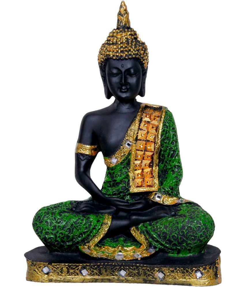     			GW Creations Samadhi Buddha Showpiece 23 cm - Pack of 1