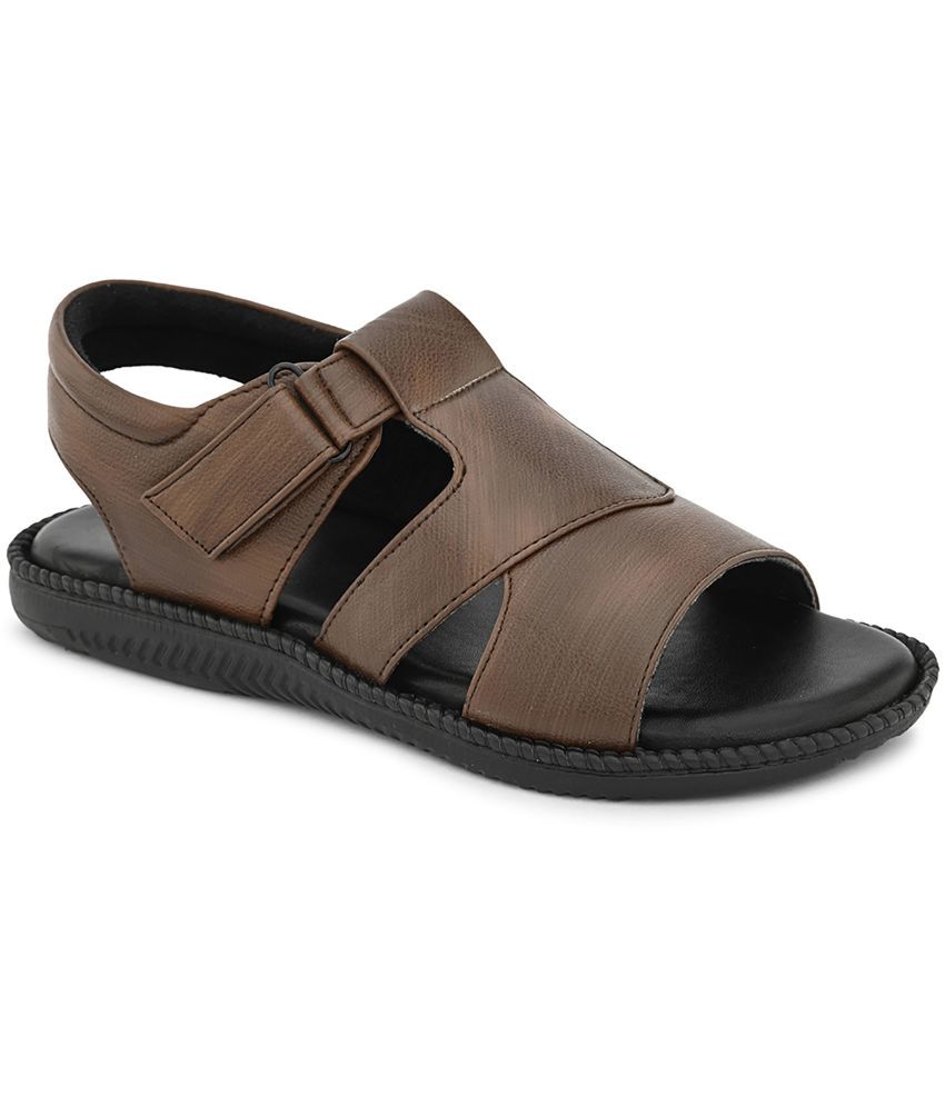     			John Karsun - Brown Men's Sandals