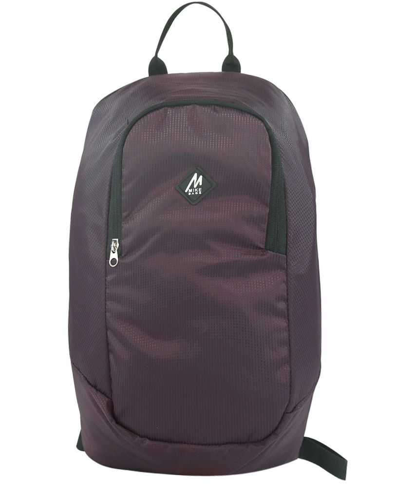     			MIKE 10 Ltrs Maroon Polyester College Bag