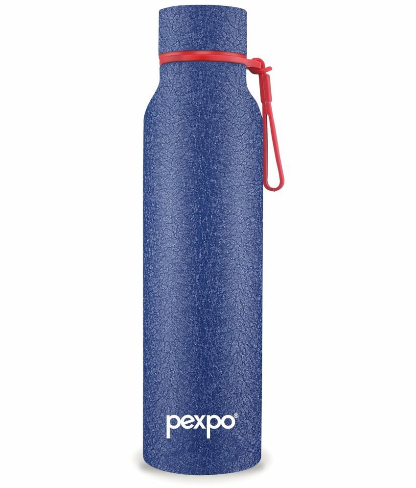     			Pexpo 24Hrs Hot/Cold Light Blue Thermosteel Flask ( 600 ml )