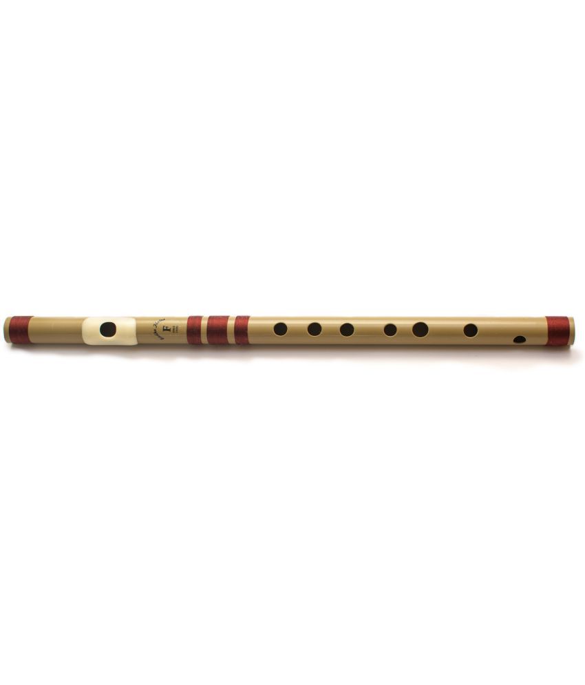     			Radhe Flutes PVC Fiber F Natural Bansuri Middle Octave Right Handed