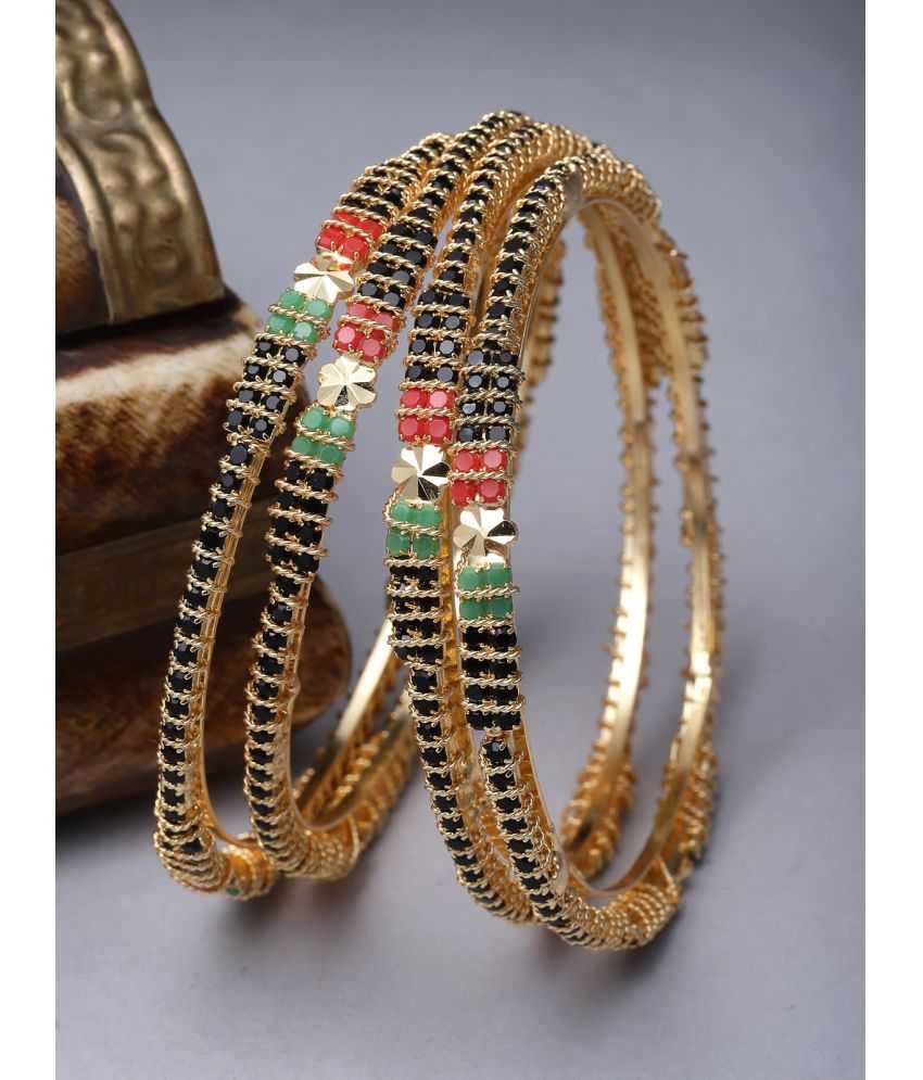     			Sukkhi Multicolor Bangle Set ( Pack of 4 )