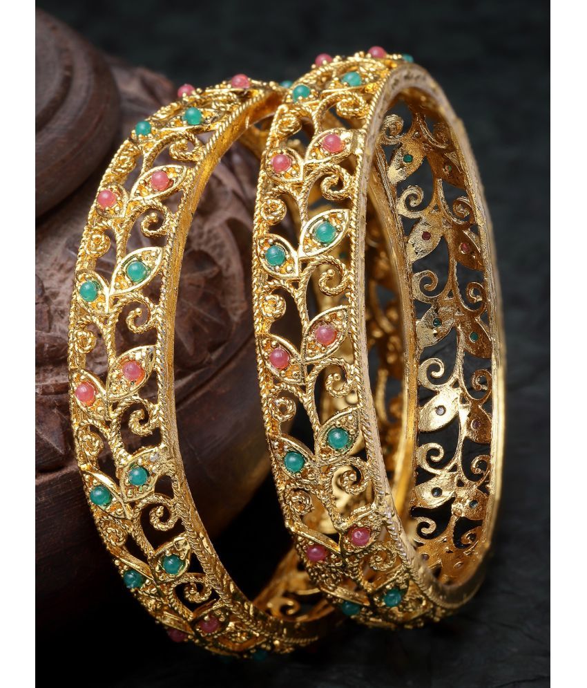     			Sukkhi Multicolor Bangle Set ( Pack of 2 )