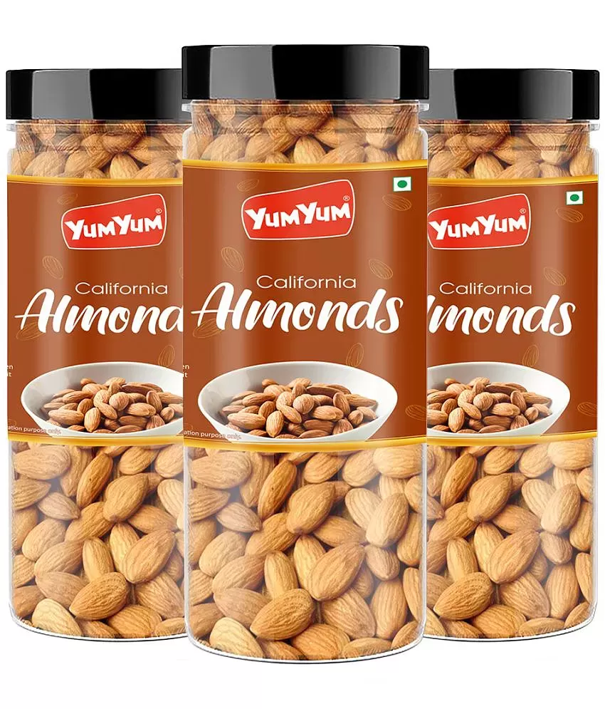 Buy Hey Nutty's California Almonds 250g, Premium Badam