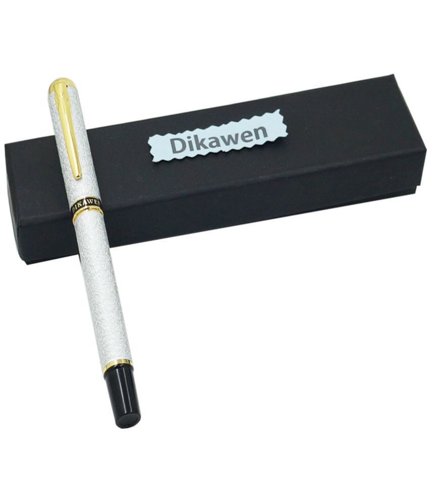    			Dikawen Silver Medium Line Fountain Pen ( Pack of 1 )