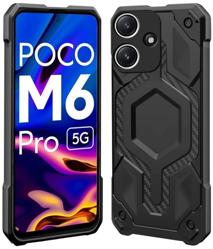     			Fashionury Bumper Cases Compatible For Rubber Poco M6 Pro ( Pack of 1 )