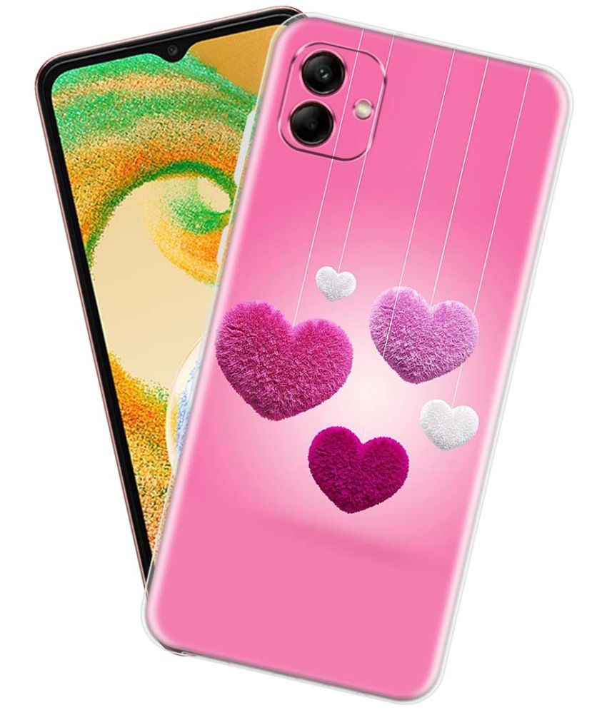     			Fashionury Multicolor Printed Back Cover Silicon Compatible For Samsung Galaxy A04 ( Pack of 1 )