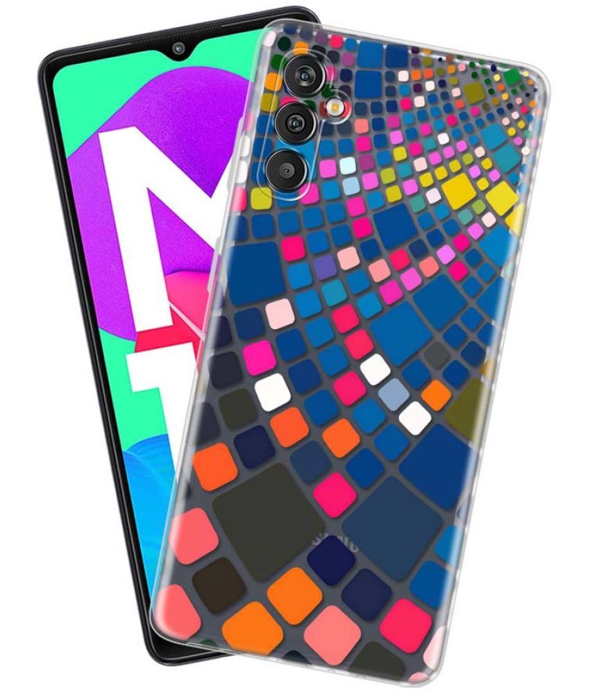     			Fashionury Multicolor Printed Back Cover Silicon Compatible For Samsung Galaxy M13 ( Pack of 1 )