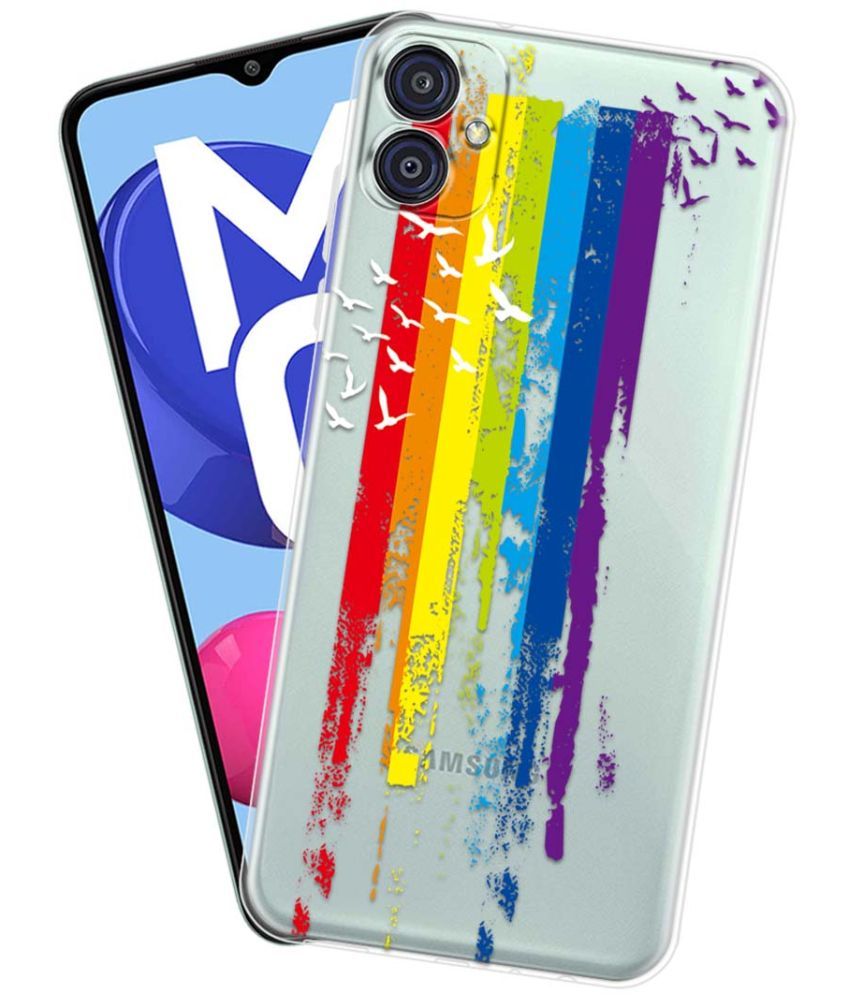     			Fashionury Multicolor Printed Back Cover Silicon Compatible For Samsung Galaxy M04 ( Pack of 1 )