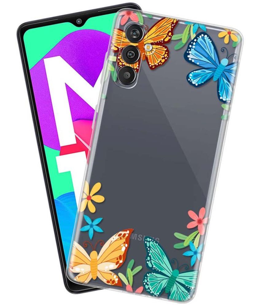     			Fashionury Multicolor Printed Back Cover Silicon Compatible For Samsung Galaxy M13 ( Pack of 1 )