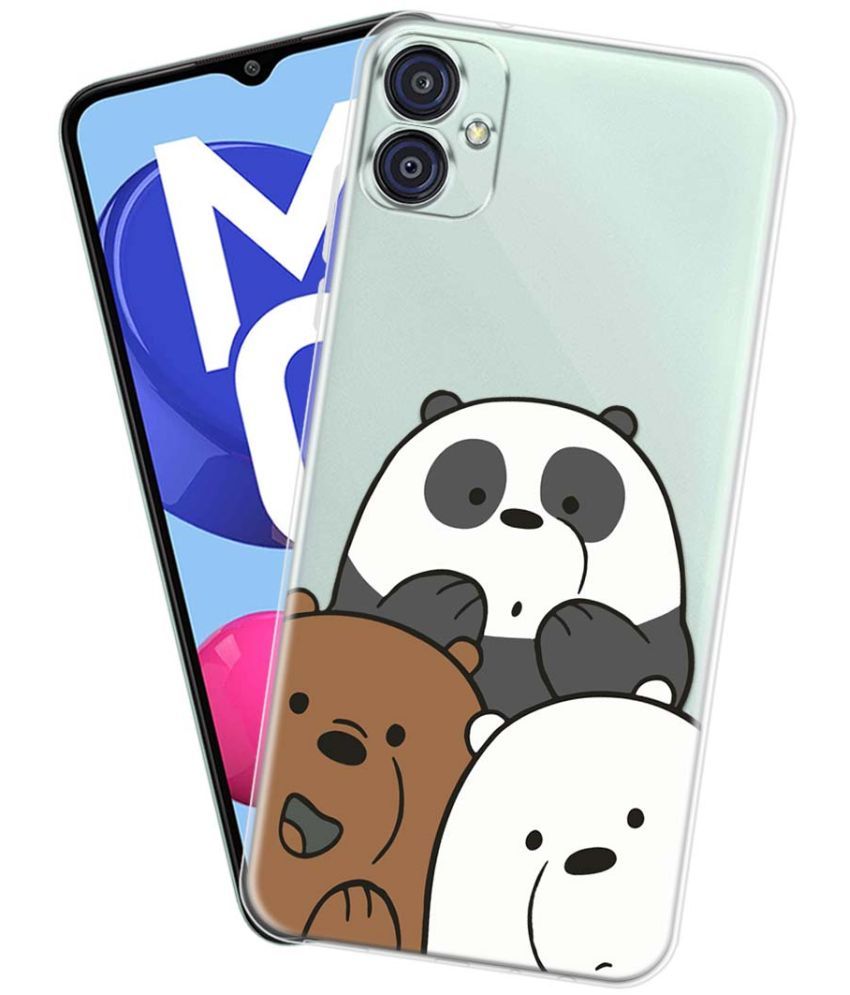     			Fashionury Multicolor Printed Back Cover Silicon Compatible For Samsung Galaxy M04 ( Pack of 1 )