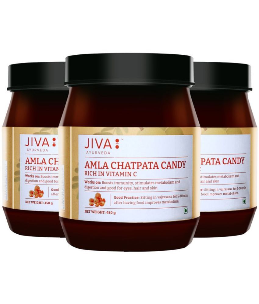     			Jiva Ayurveda Amla Chatpata Candy Hard Candies 400 gm Pack of 3