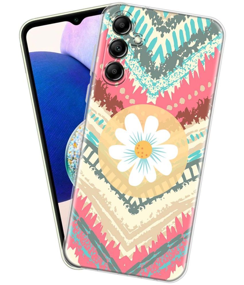     			Fashionury Multicolor Printed Back Cover Silicon Compatible For Samsung Galaxy A14 5G ( Pack of 1 )