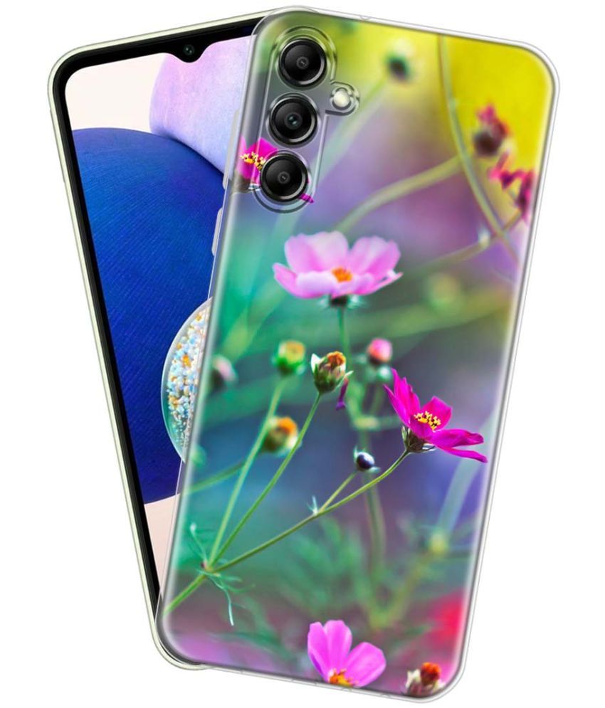     			Fashionury Multicolor Printed Back Cover Silicon Compatible For Samsung Galaxy A14 5G ( Pack of 1 )