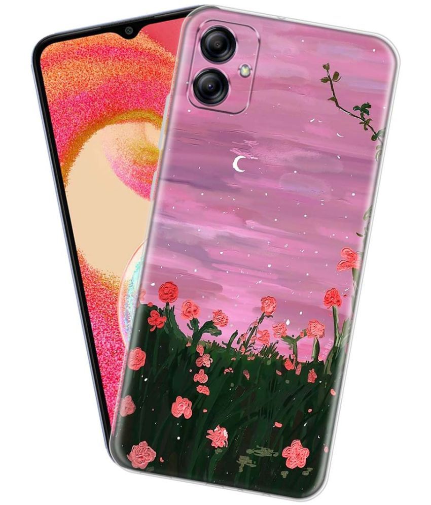     			Fashionury Multicolor Printed Back Cover Silicon Compatible For Samsung Galaxy A04e ( Pack of 1 )