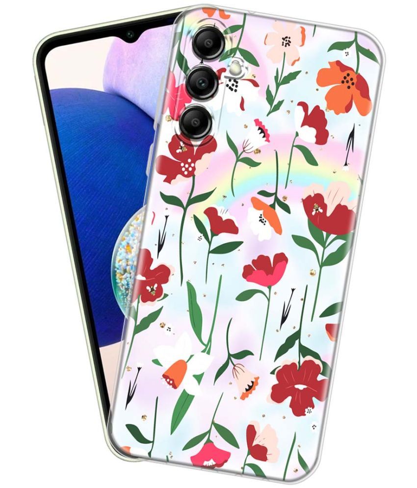     			Fashionury Multicolor Printed Back Cover Silicon Compatible For Samsung Galaxy A14 5G ( Pack of 1 )