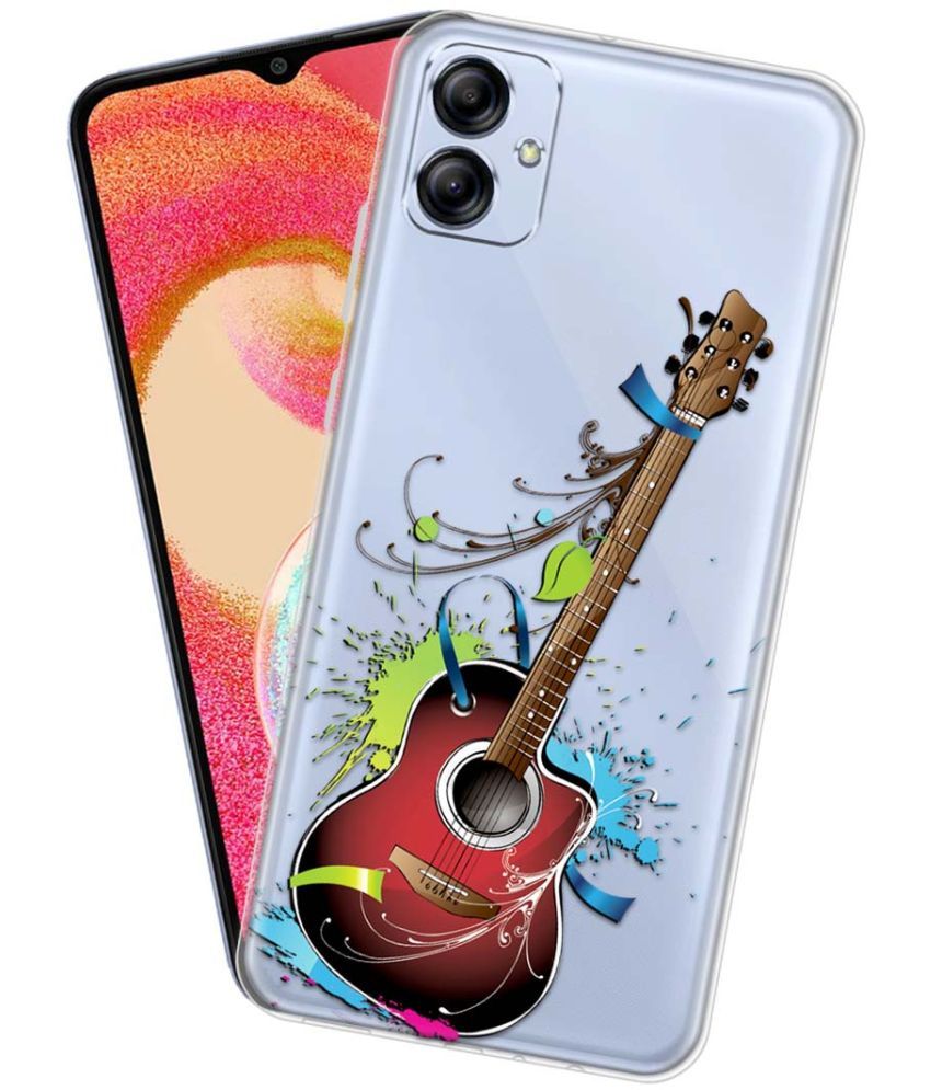     			Fashionury Multicolor Printed Back Cover Silicon Compatible For Samsung Galaxy A04e ( Pack of 1 )