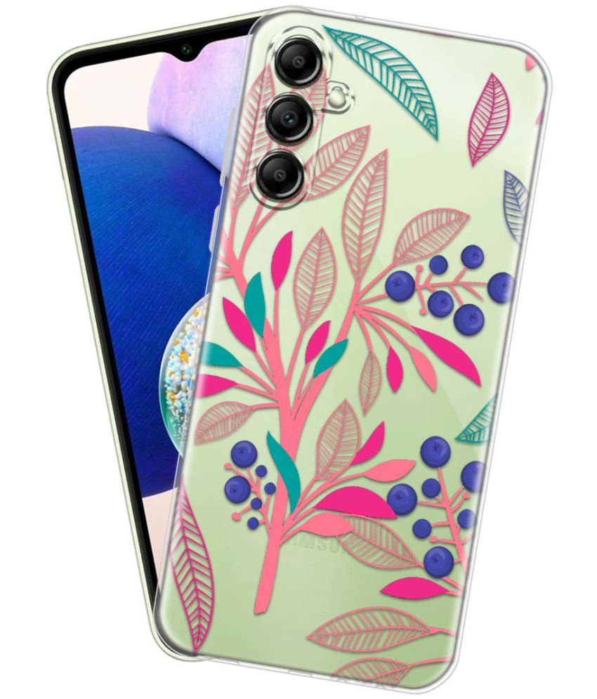     			Fashionury Multicolor Printed Back Cover Silicon Compatible For Samsung Galaxy A14 5G ( Pack of 1 )