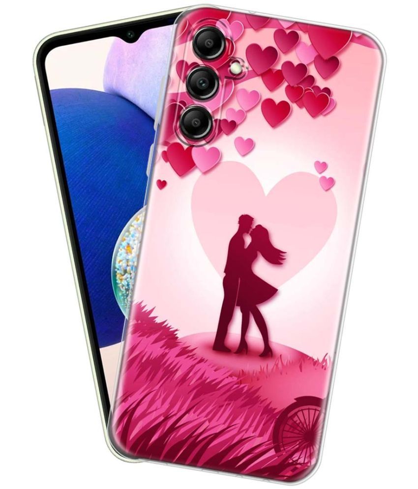     			Fashionury Multicolor Printed Back Cover Silicon Compatible For Samsung Galaxy A14 5G ( Pack of 1 )