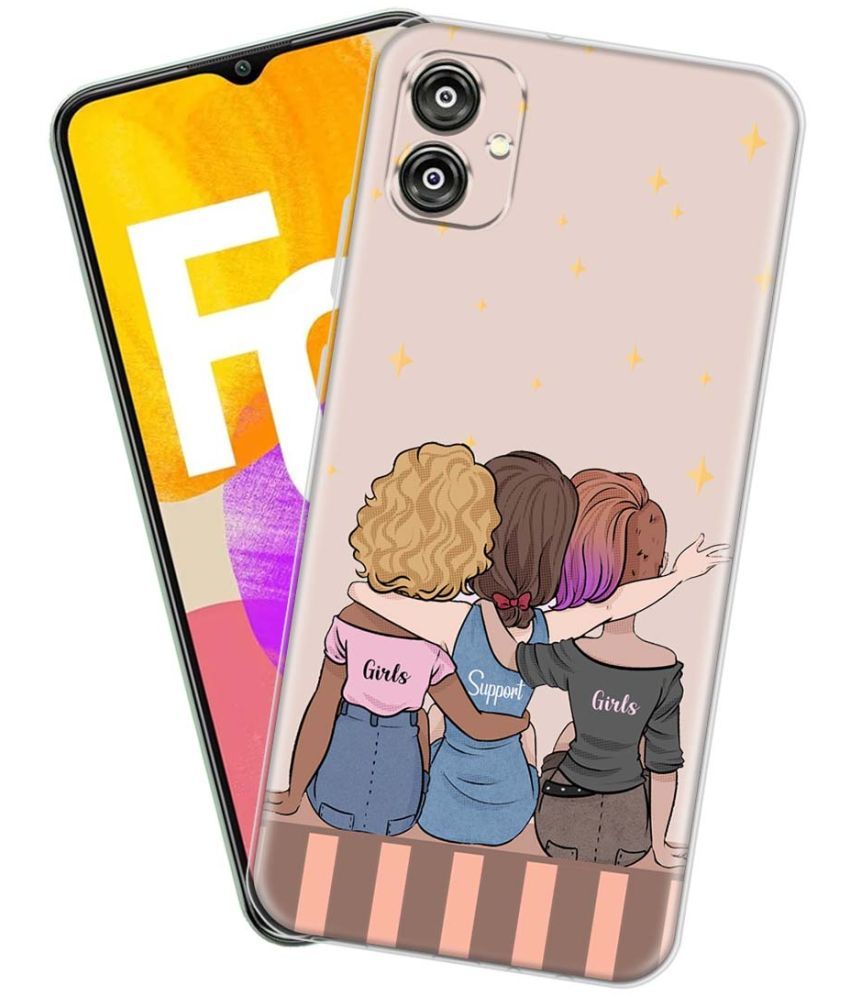     			Fashionury Multicolor Printed Back Cover Silicon Compatible For Samsung Galaxy F04 ( Pack of 1 )