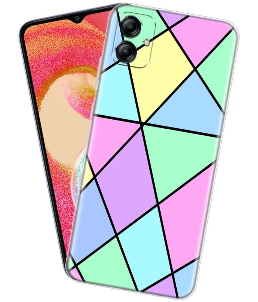     			Fashionury Multicolor Printed Back Cover Silicon Compatible For Samsung Galaxy A04e ( Pack of 1 )