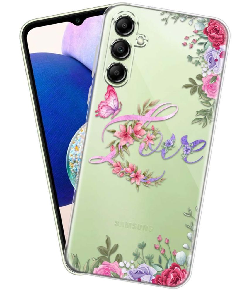     			Fashionury Multicolor Printed Back Cover Silicon Compatible For Samsung Galaxy A14 5G ( Pack of 1 )