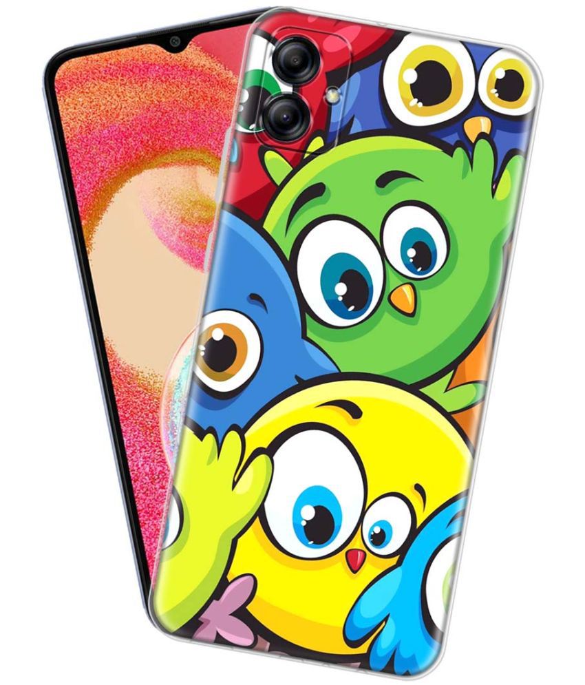     			Fashionury Multicolor Printed Back Cover Silicon Compatible For Samsung Galaxy A04e ( Pack of 1 )