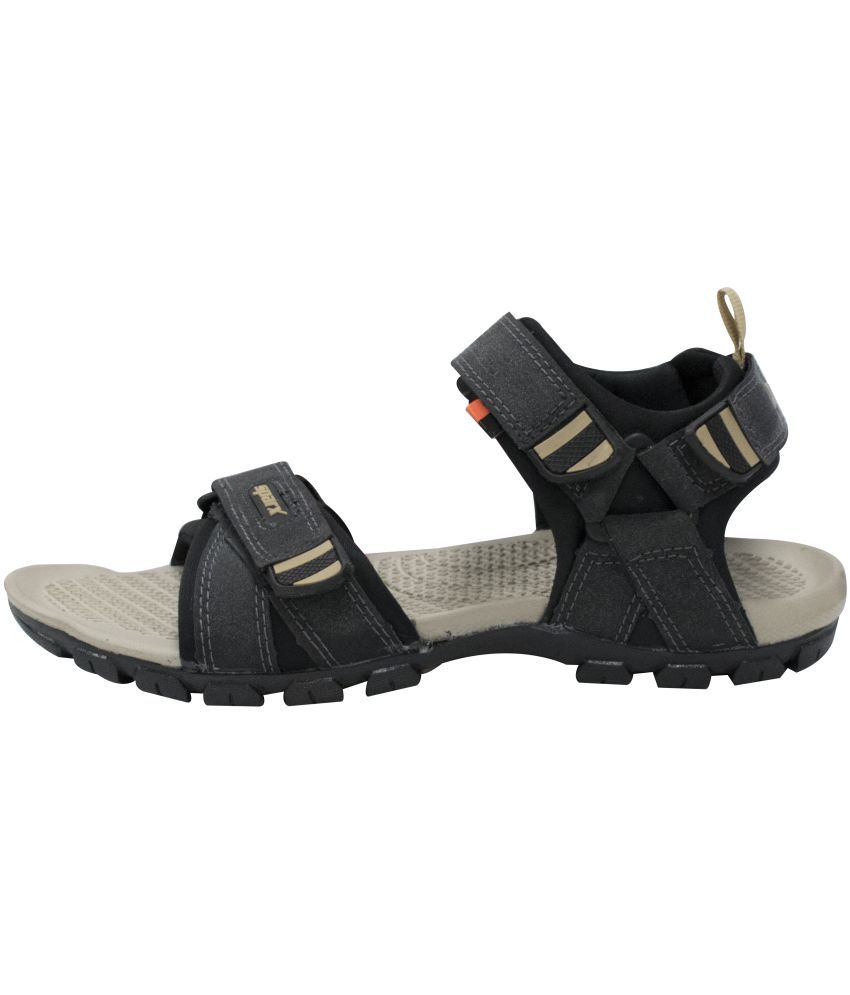     			Sparx - Black Men's Floater Sandals