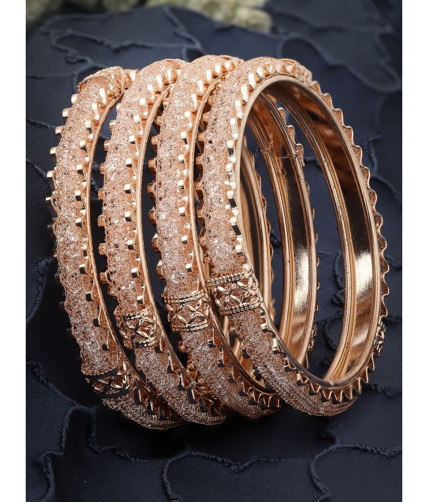     			Sukkhi Gold Bangle Set ( Pack of 4 )