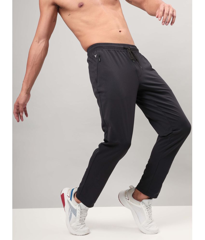     			Technosport Black Polyester Men's Sports Trackpants ( Pack of 1 )