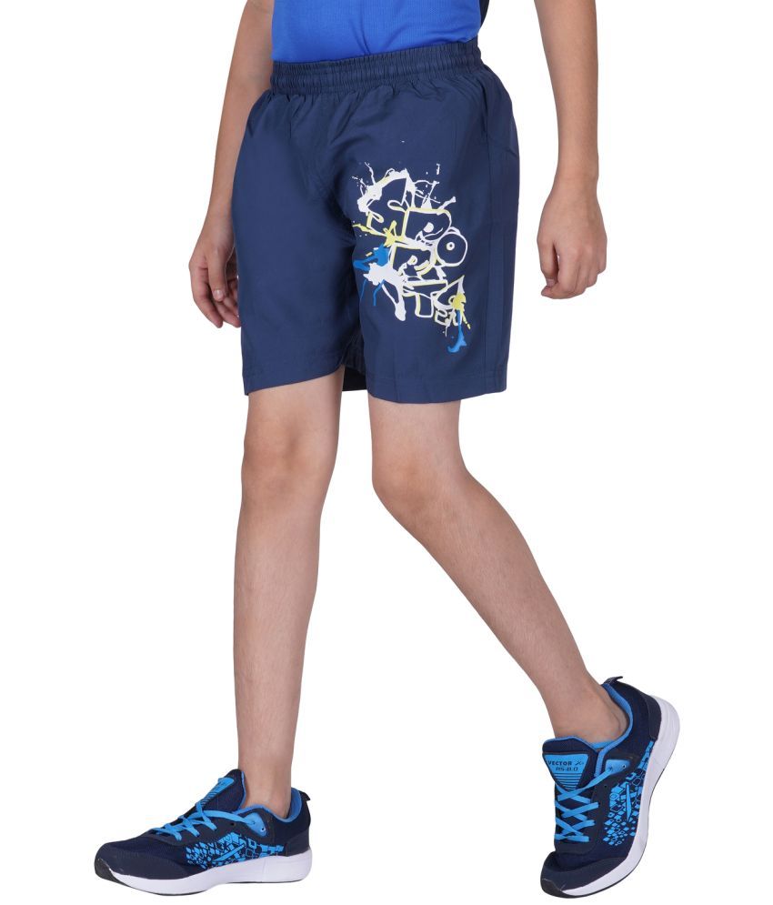     			Vector X Pack of 1 Polyester Shorts For Boys ( Navy )