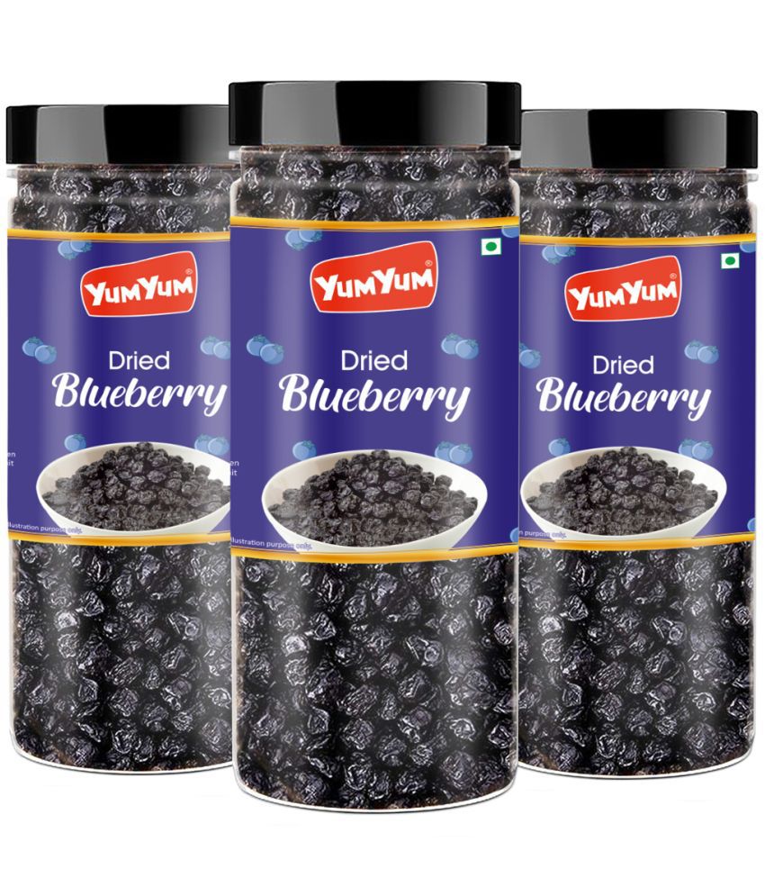     			YUM YUM Premium Dried Black Raisins Kishmish 450 g (Pack of 3 - 150g Jar Each)