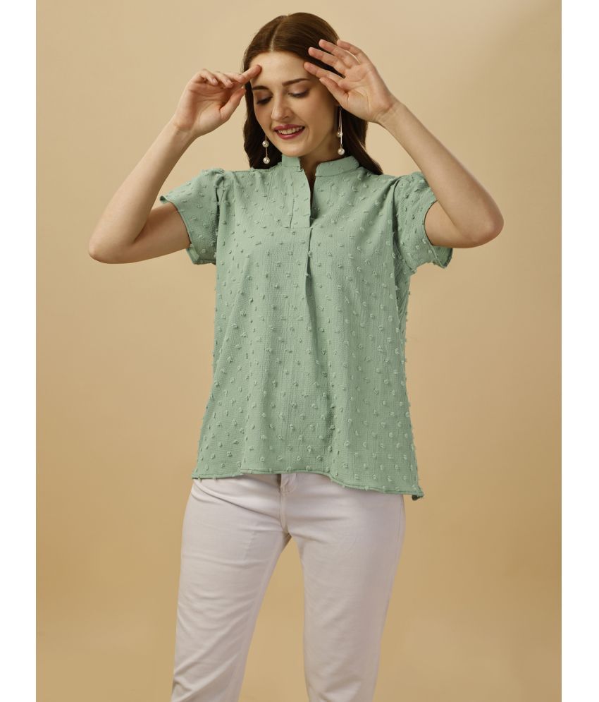     			gufrina Green Polyester Women's Regular Top ( Pack of 1 )