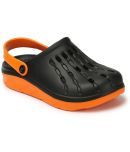 Carlton London Orange Men's Toe covered Flip Flop