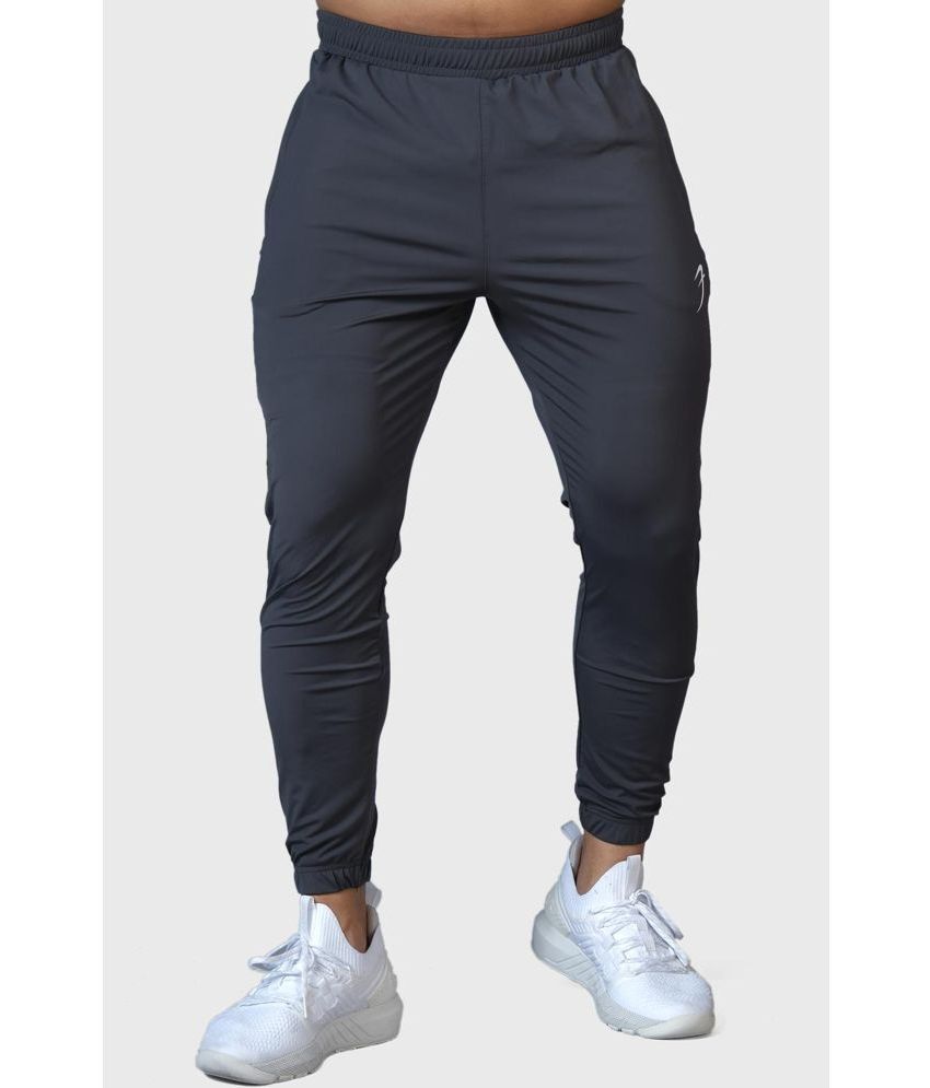     			Fuaark Dark Grey Nylon Men's Sports Joggers ( Pack of 1 )