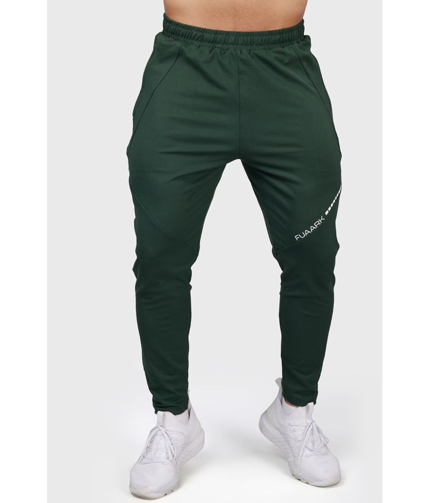     			Fuaark Green Polyester Men's Sports Trackpants ( Pack of 1 )