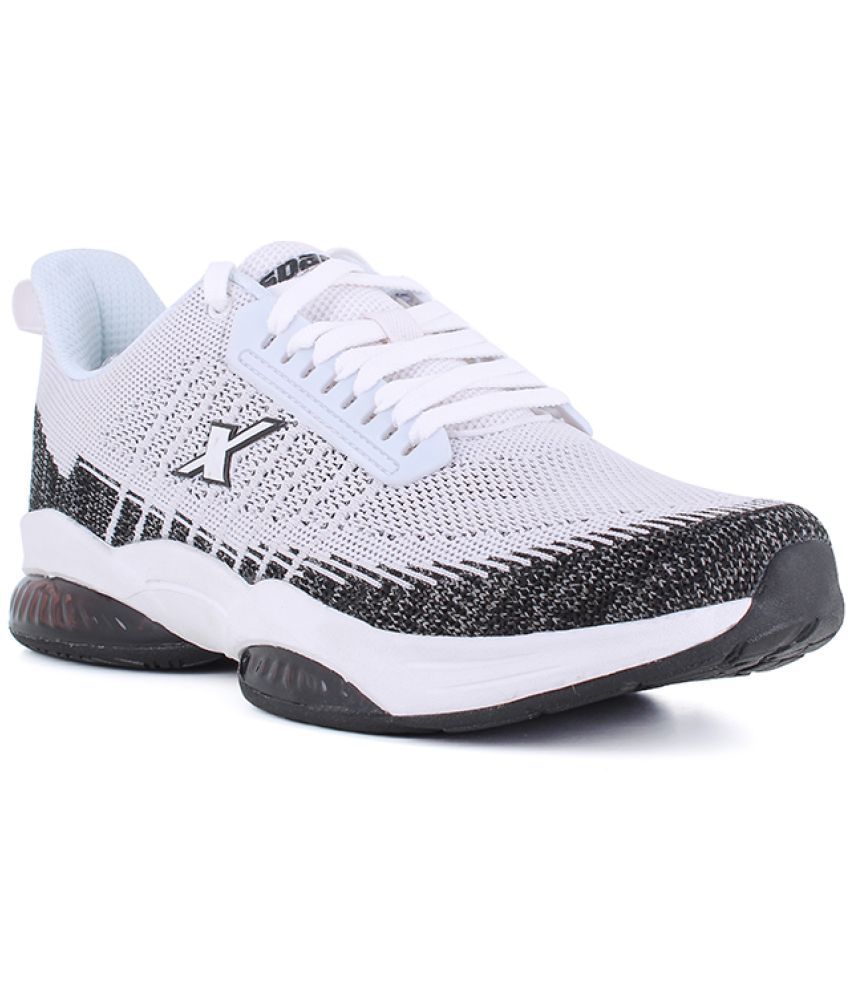     			Sparx White Men's Sports Running Shoes