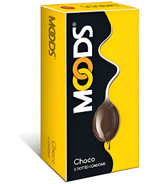 MOODS CONDOM CHOCOLATE FLAVOUR PACK OF 12'S