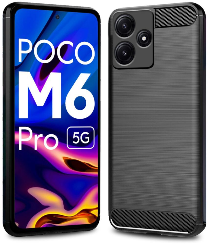     			Fashionury Hybrid Covers Compatible For Rubber Poco M6 Pro ( Pack of 1 )