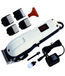 geemy - Heavy Duty White Cordless Beard Trimmer With 60 minutes Runtime