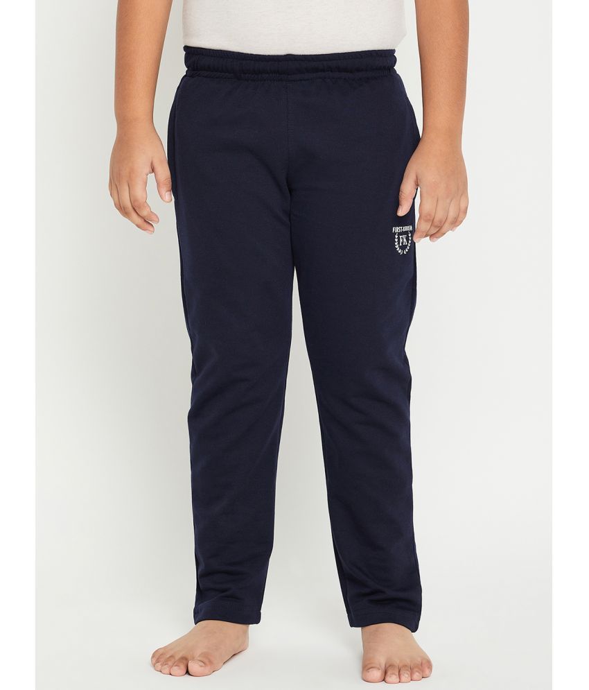     			First Krush Pack of 1 Boys Cotton Trackpant ( Navy Blue )