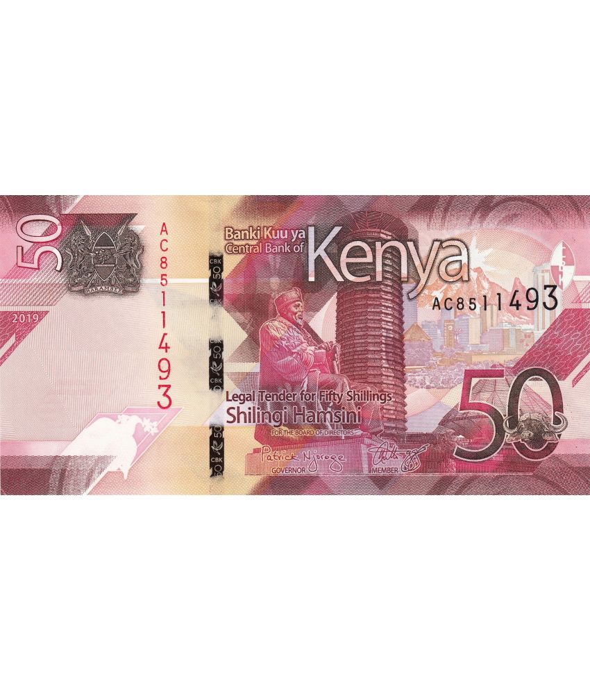    			Kenya 50 Shillings Top Grade Gem UNC Banknote