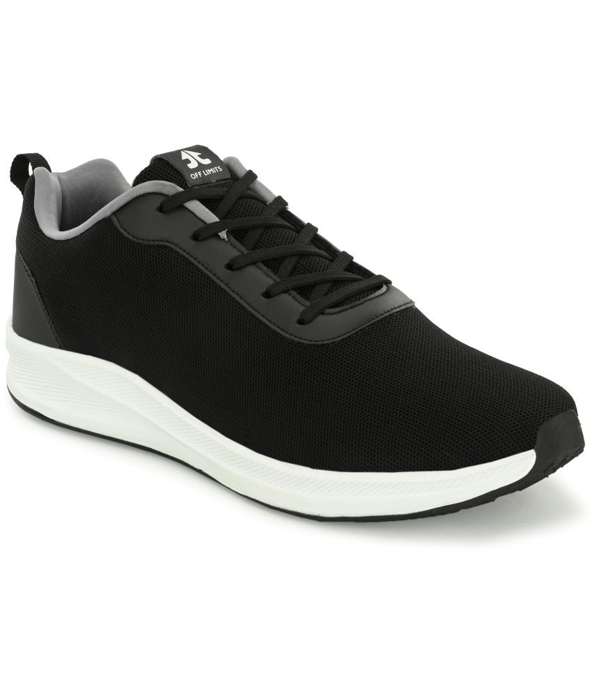     			OFF LIMITS - WEMBLEY B&T Black Men's Sports Running Shoes