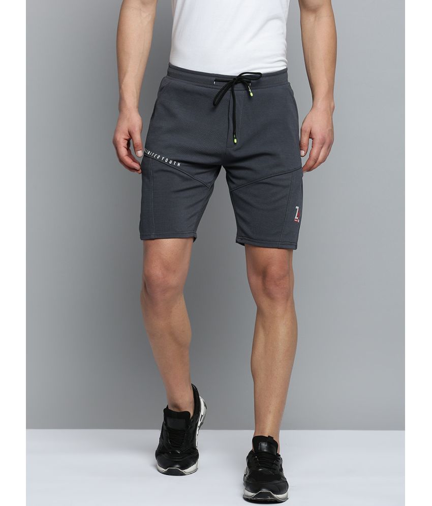     			Showoff - Grey Polyester Men's Shorts ( Pack of 1 )