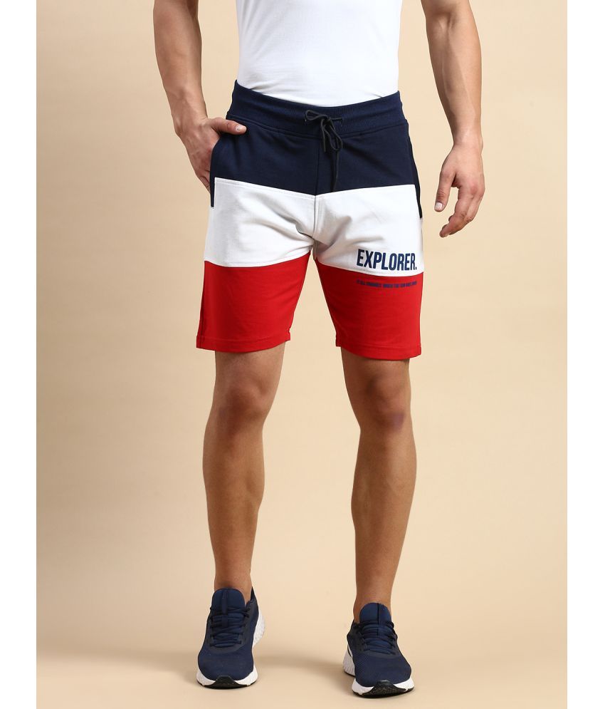     			Showoff - Navy Blue Cotton Men's Shorts ( Pack of 1 )