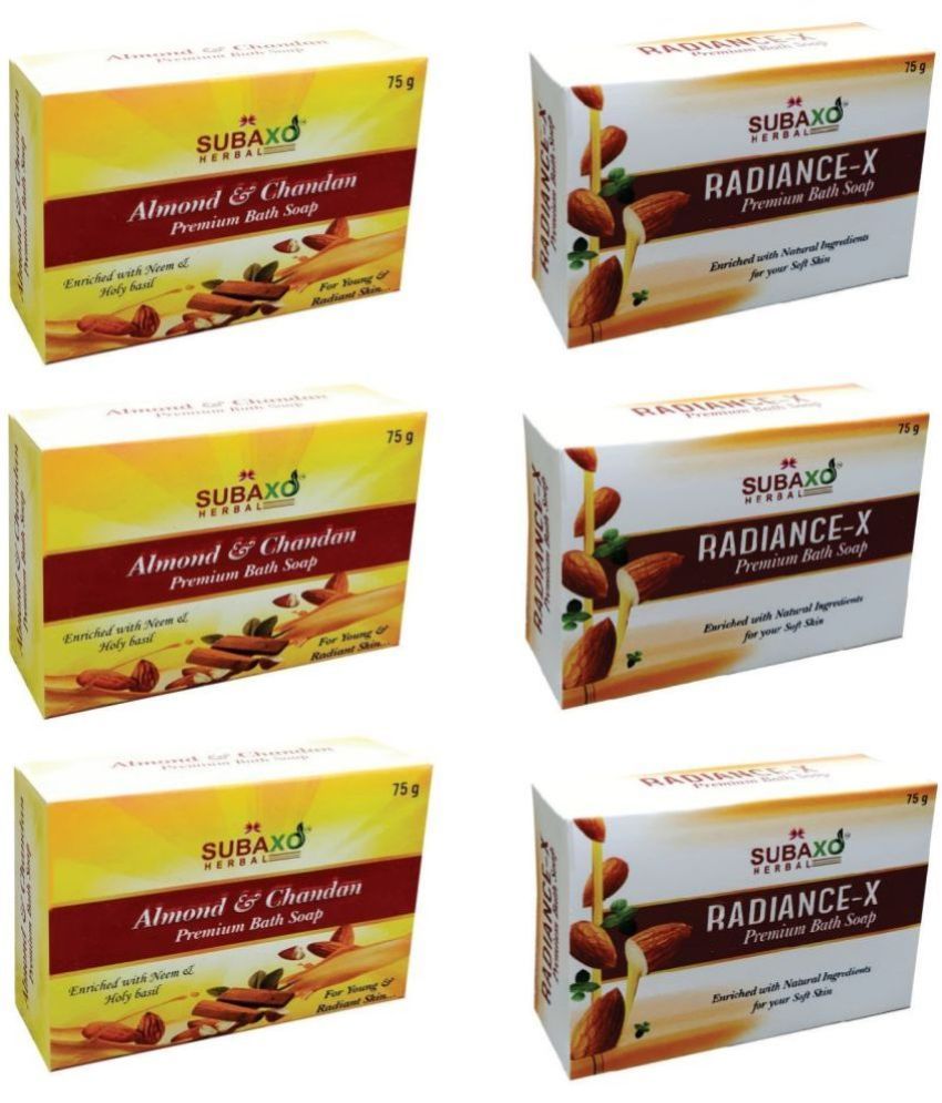     			Subaxo - Beauty Soap for All Skin Type ( Pack of 6 )