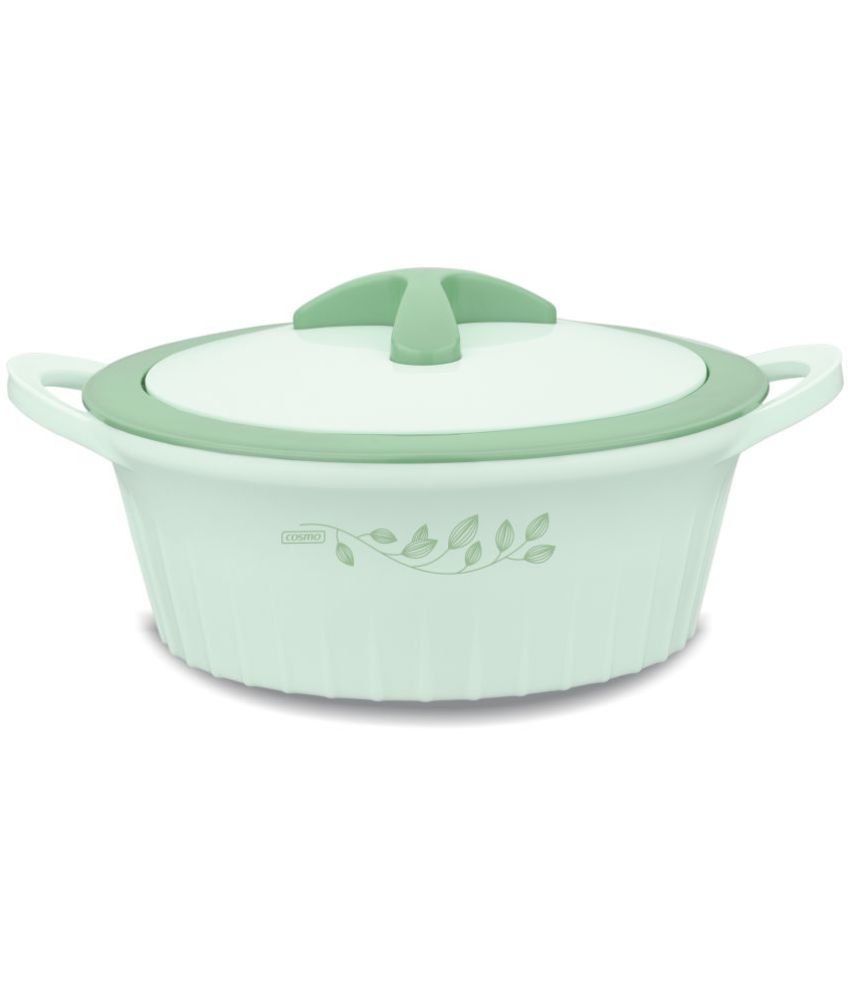     			Cosmo Green Plastic Thermoware Casserole ( Set of 1 , 2700 mL )