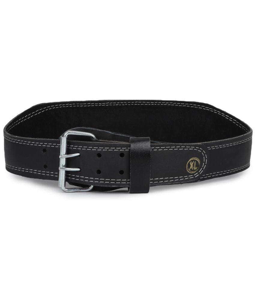     			PU Leather Gym Belt with Buckle Closure